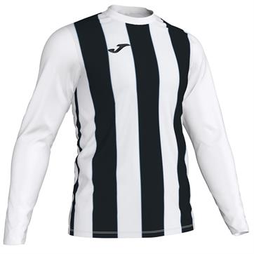 Joma Inter Stripe Long Sleeve Shirt - White/Black