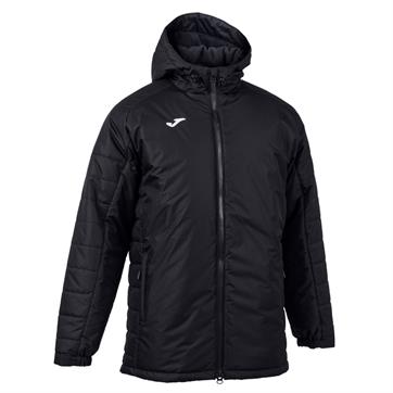 Joma Cervino Padded Fleece Lined Rain Jacket - Black
