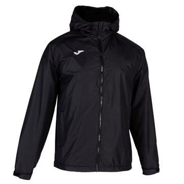 Joma Cervino Fleece Lined Rain Jacket - Black