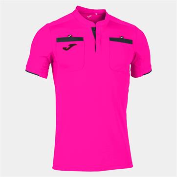 Joma Respect II Referee S/S Shirt - Fluo Pink