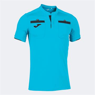 Joma Respect II Referee S/S Shirt - Fluo Turquoise