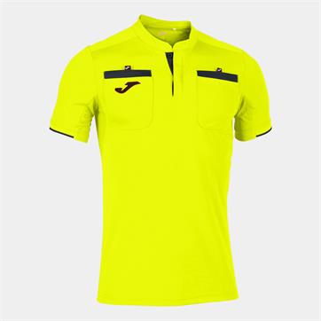 Joma Respect II Referee S/S Shirt - Fluo Yellow