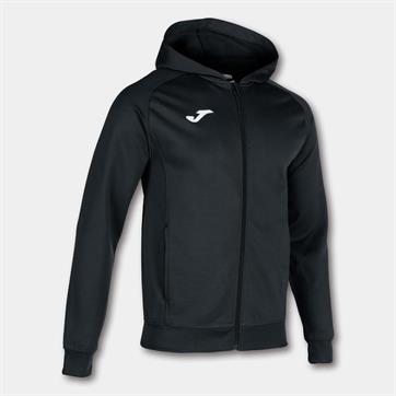 Joma Menfis Full Zip Hooded Jacket - Black