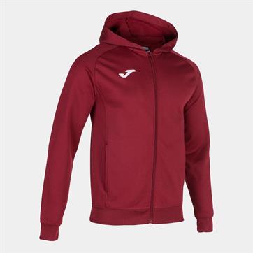 Joma Menfis Full Zip Hooded Jacket - Burgundy