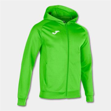 Joma Menfis Full Zip Hooded Jacket - Fluo%20Green