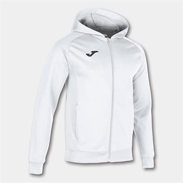 Joma Menfis Full Zip Hooded Jacket - White