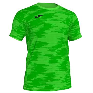 Joma Grafity Short Sleeve Shirt **DISCONTINUED** - Fluo Green