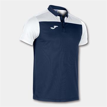 Joma Hobby II Polo Shirt - Navy/White