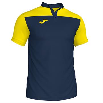 Joma Hobby II Polo Shirt - Navy/Yellow
