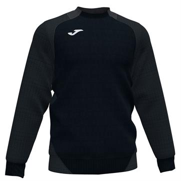 Joma Essential II Roundneck Sweatshirt **Last Year Of Supply** - Black/Anthracite