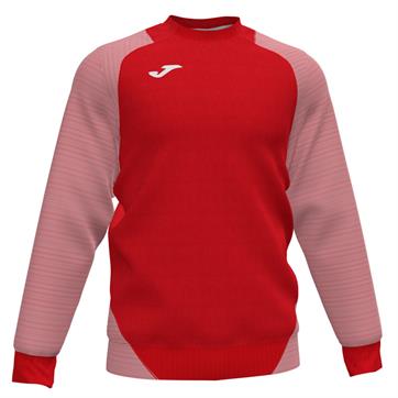 Joma Essential II Roundneck Sweatshirt **Last Year Of Supply** - Red/White