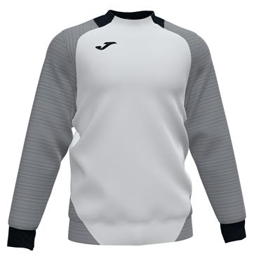 Joma Essential II Roundneck Sweatshirt **Last Year Of Supply** - White/Black