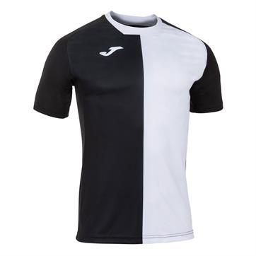 Joma City Short Sleeve Shirt - Black/White