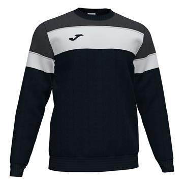 Joma Crew IV Roundneck Sweatshirt *Last Year Of Supply* - Black/Anthracite/White