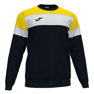 Joma Crew IV Roundneck Sweatshirt *Last Year Of Supply* - Black/Yellow/White