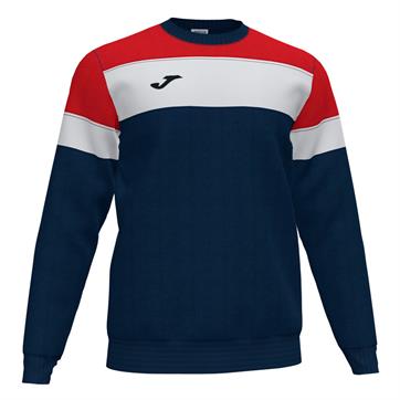 Joma Crew IV Roundneck Sweatshirt *Last Year Of Supply* - Dark Navy/Red/White