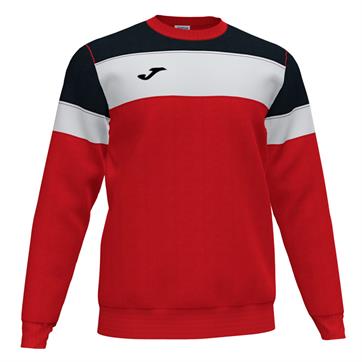 Joma Crew IV Roundneck Sweatshirt *Last Year Of Supply* - Red/Black/White