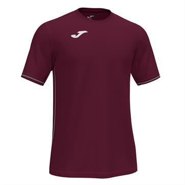 Joma Campus III Short Sleeve Shirt - Burgundy