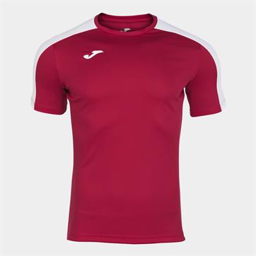 Joma Academy III Short Sleeve Shirt - Red/White