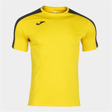 Joma Academy III Short Sleeve Shirt - Yellow/Black