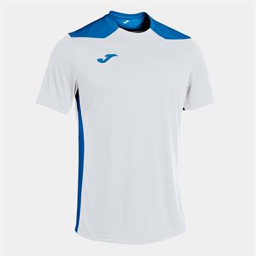 Joma Championship VI Short Sleeve Shirt - White/Royal
