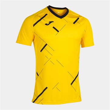 Joma Tiger III Short Sleeve Shirt - Yellow/Black