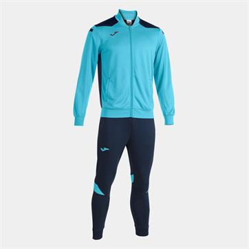 Joma Champion VI Full Poly Tracksuit - Fluo Turquoise/Navy