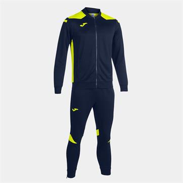 Joma Champion VI Full Poly Tracksuit - Navy/Fluo Yellow