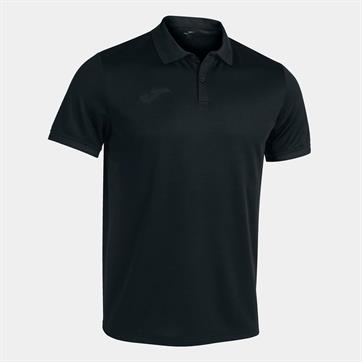 Joma Champion VI Polo Shirt - Black/Anthracite