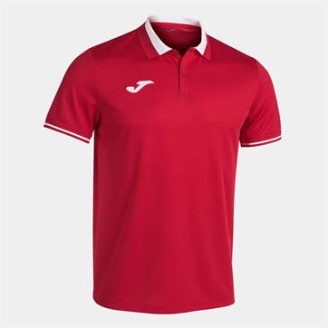 Joma Champion VI Polo Shirt - Red/White