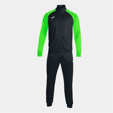 Joma Academy IV Full Zip Tracksuit - Black/Fluo Green
