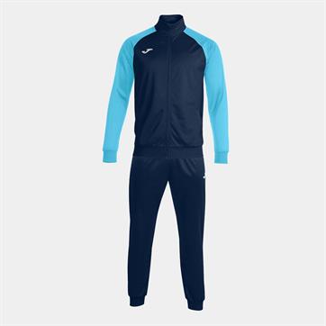 Joma Academy IV Full Zip Tracksuit - Navy/Fluo Turquoise