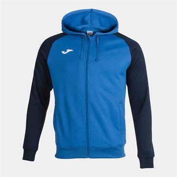 Joma Academy IV Full Zip Hooded Jacket - Royal/Navy