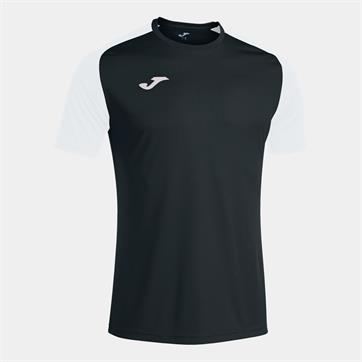 Joma Academy IV Short Sleeve Shirt - Black/White