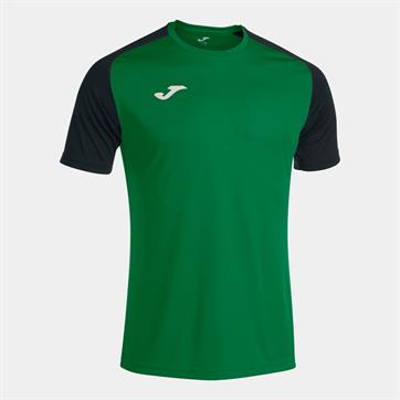 Joma Academy IV Short Sleeve Shirt - Green/Black