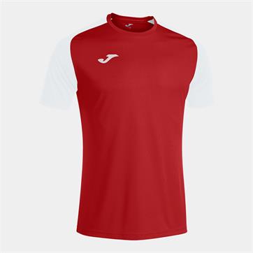 Joma Academy IV Short Sleeve Shirt - Red/White