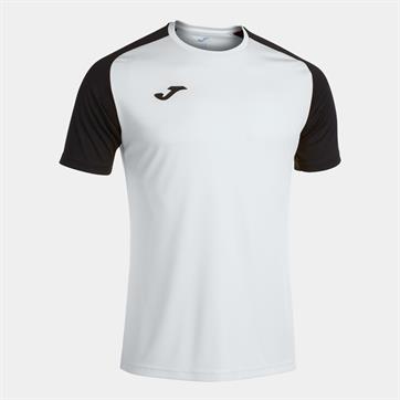 Joma Academy IV Short Sleeve Shirt - White/Black