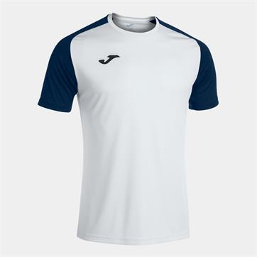 Joma Academy IV Short Sleeve Shirt - White/Navy