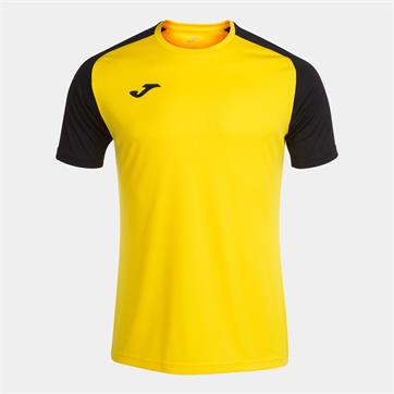 Joma Academy IV Short Sleeve Shirt - Yellow/Black