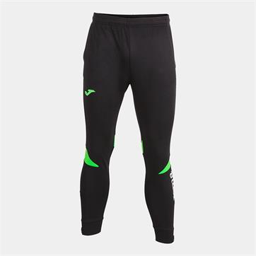 Joma Champion VI Poly Fleece Pants (Skinny Fit) - Black/Fluo Green