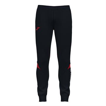 Joma Champion VI Poly Fleece Pants (Skinny Fit) - Black/Red