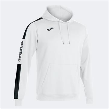 Joma Champion IV Hooded Sweatshirt - White/Black