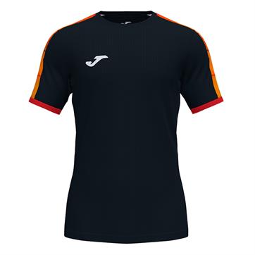 Joma Championship Street II Short Sleeve Shirt **DISCONTINUED** - Black