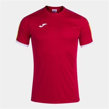Joma Championship Street II Short Sleeve Shirt **DISCONTINUED** - Red