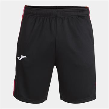 Joma Championship Street II Contrast Shorts **DISCONTINUED** - Black/Red