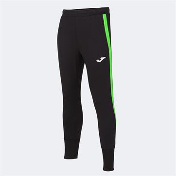 Joma Advance Poly Fleece Pants (Skinny Fit) - Black/Fluo Green