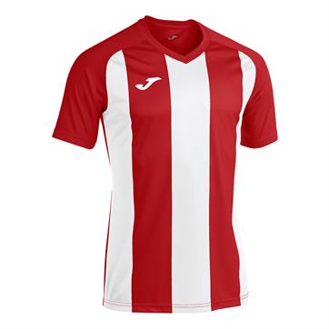 Joma Pisa II Short Sleeve Shirt - Red/White