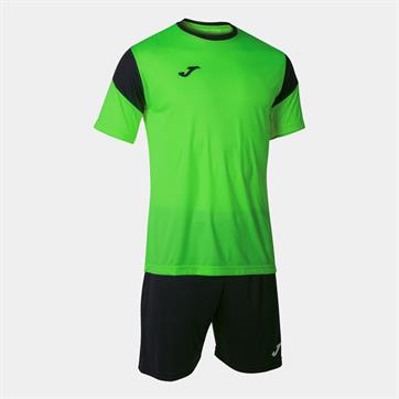Joma Phoenix Set (Short Sleeve Shirt & Short) - Fluo Green/Black