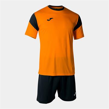 Joma Phoenix Set (Short Sleeve Shirt & Short) - Orange/Black