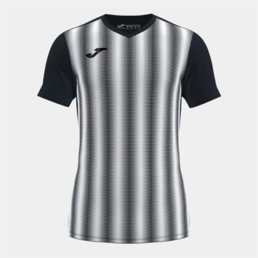 Joma Inter II Short Sleeve Shirt - Black/White